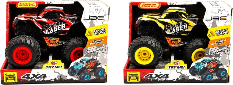Jeep monster truck con ruedas grandes - 1 pieza
