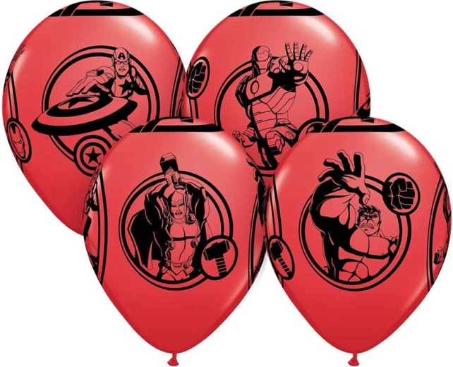 Globos de látex Gemar Avengers (Spider-Man) 30 cm - set de 6 uds