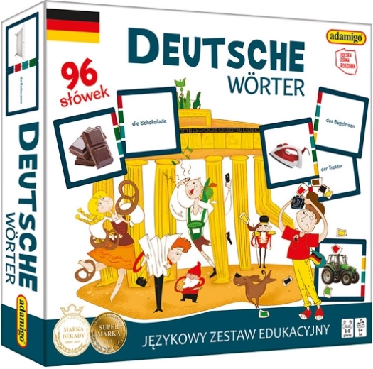 Tarjetas educativas de idiomas Deutsche Wörter