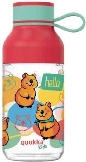 Botella infantil de tritán Quokka Kids Ice Happy Quokka con asa 430 ml