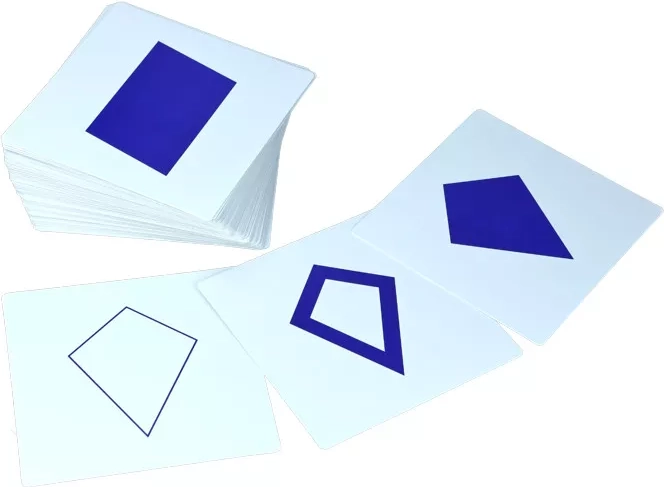 Tarjetas para la cómoda geométrica Montessori Moyo Montessori