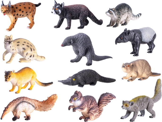 Figura de animal salvaje del bosque de 13–16 cm - 1 unidad