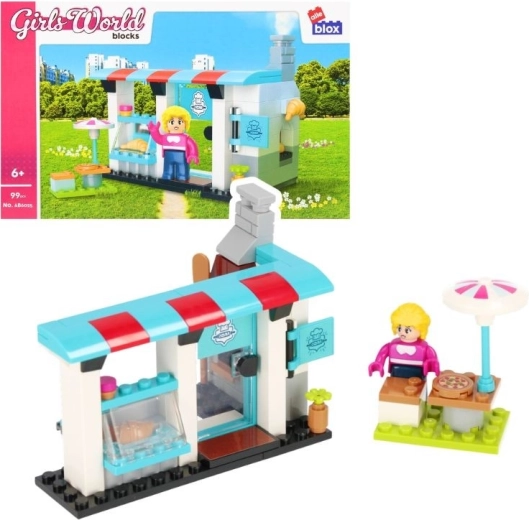 Juego de construcción AlleBlox cafetería – 99 piezas