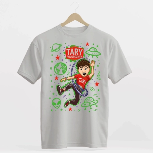 Camiseta Tary Povoroznyk UFO gris L - 1 unidad