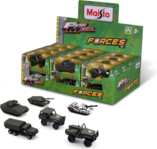 Maisto Fresh Metal Force 3.0 vehículo militar a escala 1:64 - 1 unidad