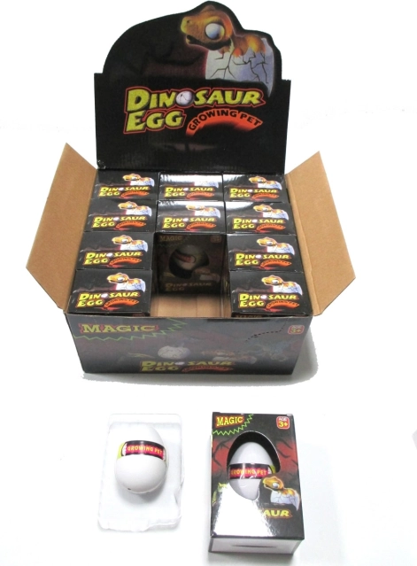 Huevo con dinosaurio creciente 7 × 5 cm
