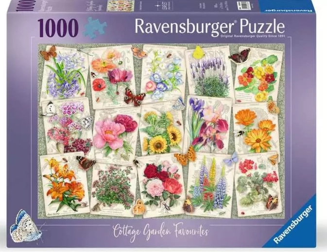 Puzzle Ravensburger Tesoros del jardín rural 1000 piezas