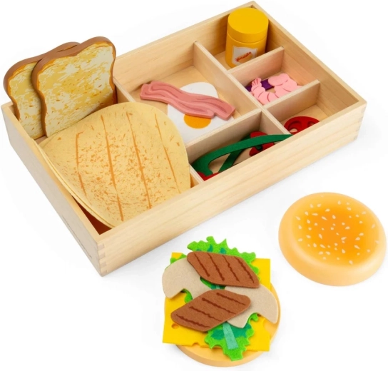Bigjigs Toys set de delicias de madera en caja