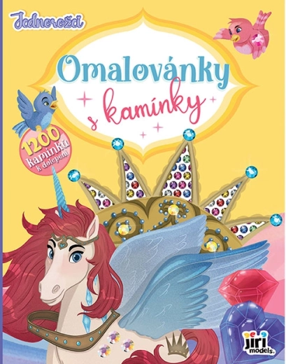 Libro para colorear con gemas Unicornios
