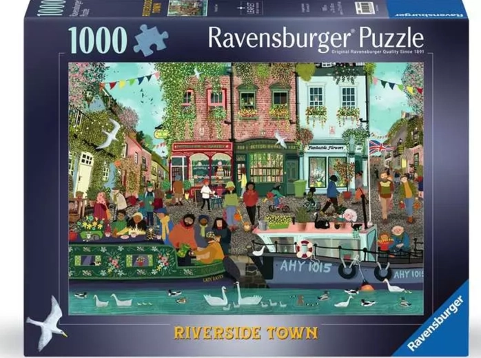 Puzzle Ravensburger Ciudad Riverside 1000 piezas