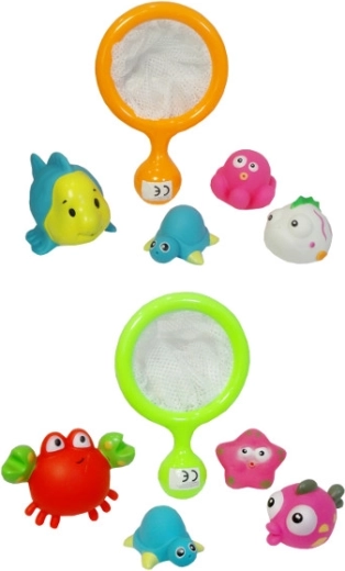 Animalitos chirriantes para el baño para niños pequeños con colador