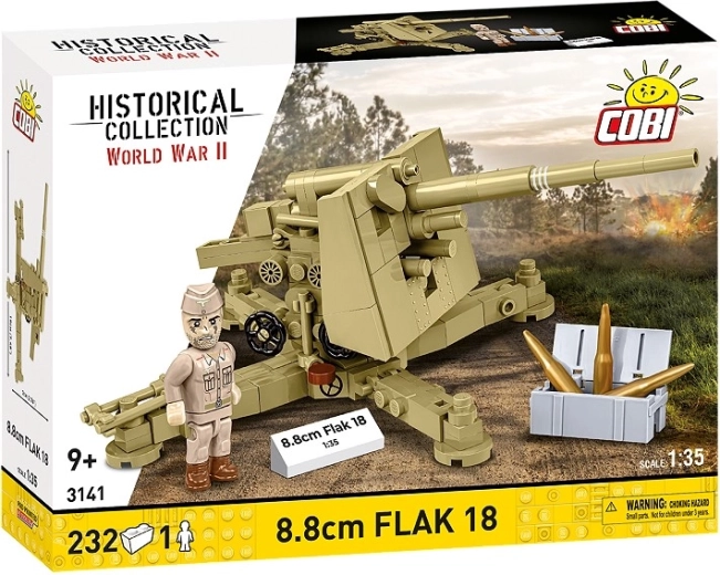 Kit de construcción 8,8 cm Flak 18 1:35 – cañón histórico del desierto