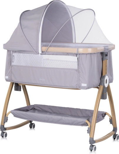 Chipolino Charisma cuna colecho premium 2 en 1 platinum wood
