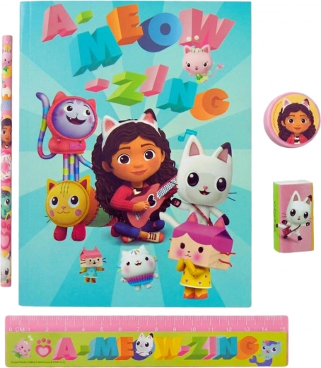 Set de escritura La casa de muñecas de Gabby (5 piezas)