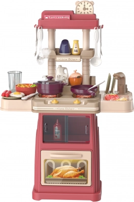 Cocina infantil con vapor y efectos de luz 44 × 21 × 66 cm