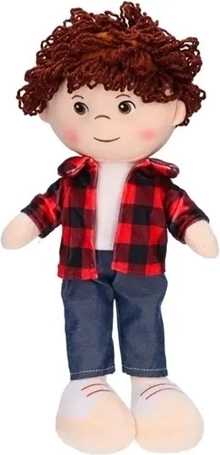 Muñeco de peluche con forma de niño