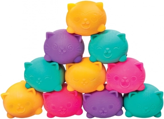 Gatitos antiestrés para apretar NEE-DOH – set de 3 uds