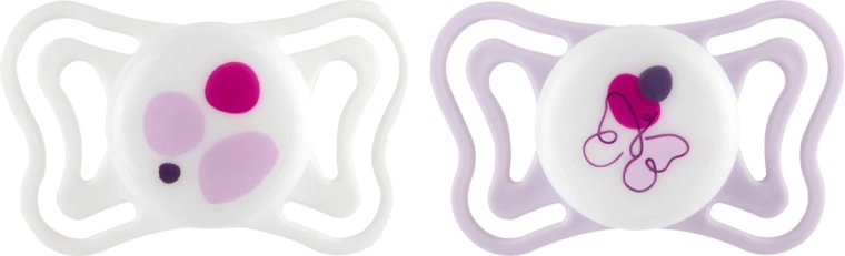 Chupetes Chicco Physioforma Light de silicona ortodónticos rosas 2–6 m, 2 uds