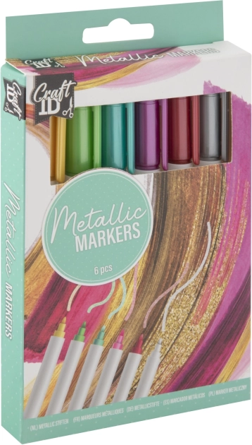 Rotuladores metálicos Craft, set de 6 unidades