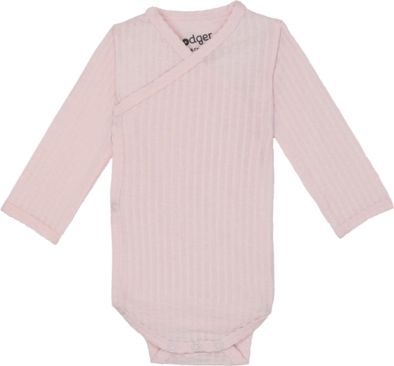 Lodger romper de manga larga seersucker tan