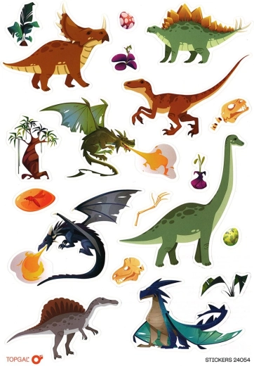 Pegatinas Topgal Dino