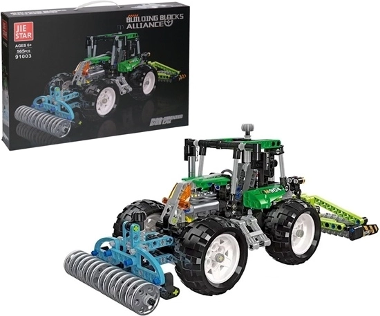 Set de construcción JIE STAR tractor, 565 piezas