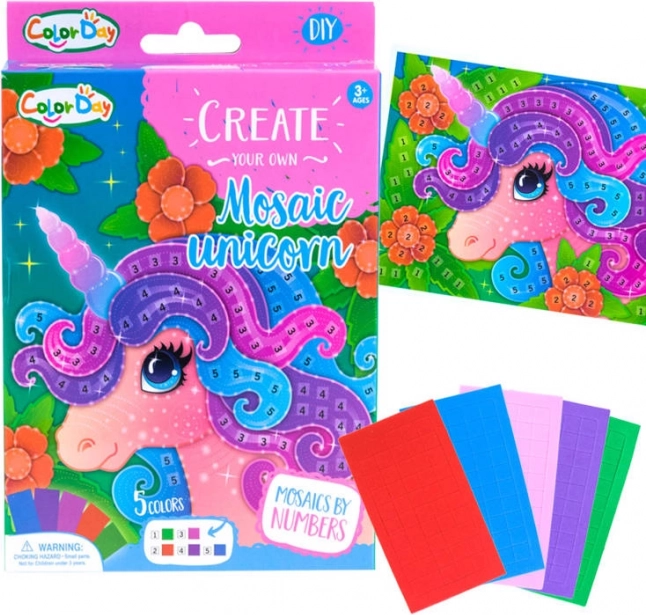 Mosaico creativo de espuma – set de arte autoadhesivo – Mosaico