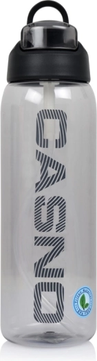 Botella de agua Casno Dash de tritán 1000 ml gris transparente