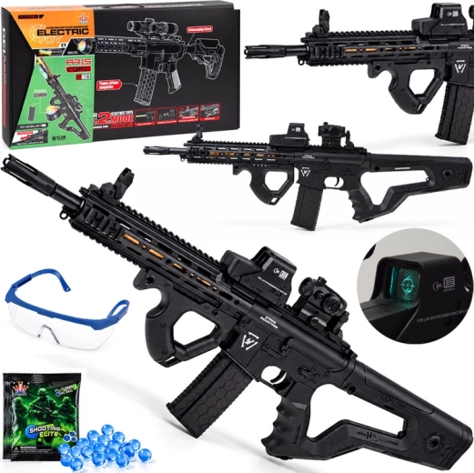 Rifle eléctrica de gel con dos modos de disparo