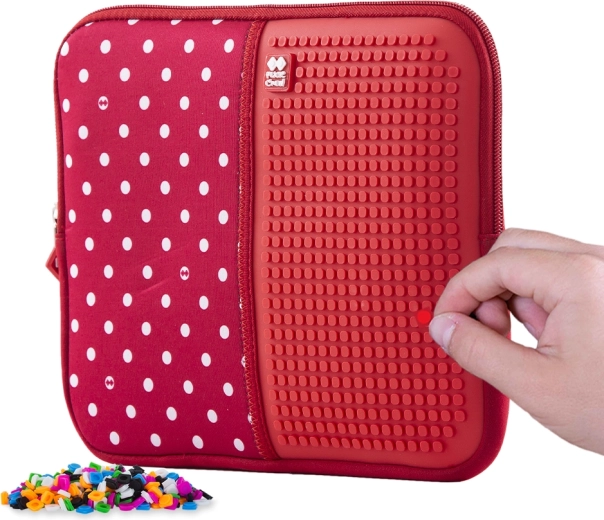 Pixie Crew estuche creativo XL para accesorios rojo con lunares blancos