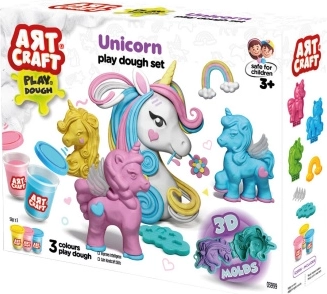 Set de plastilina Art Craft con temática de unicornios 168 g