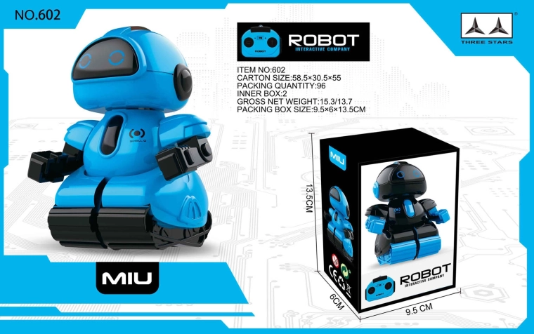 Robot teledirigido Small Q negro - 1 unidad