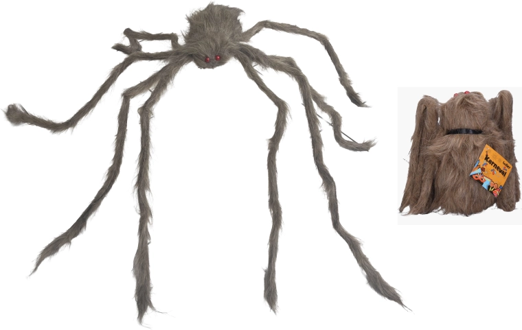Decoración de Halloween araña 150 cm