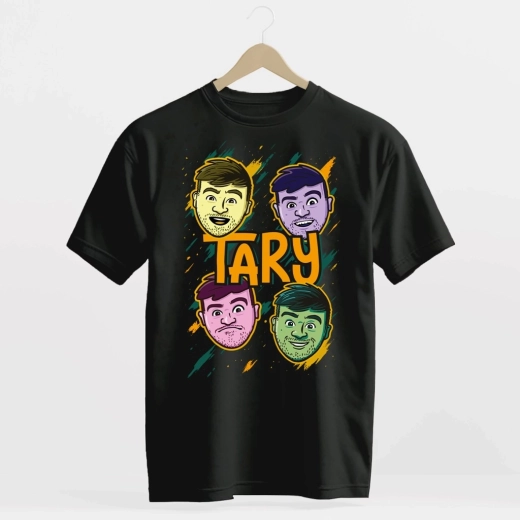 Camiseta Tary Povoroznyk Tary faces negra 140–146