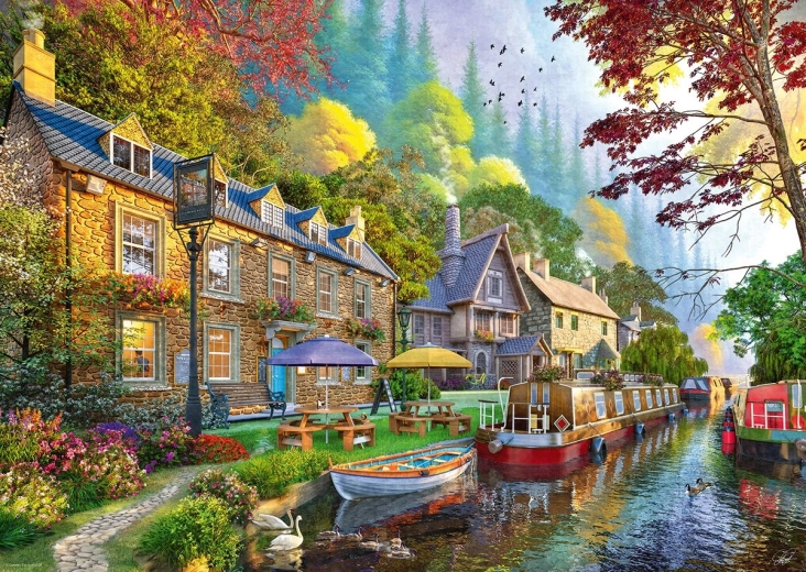 Puzle RAVENSBURGER Callejuela costera 1000 piezas
