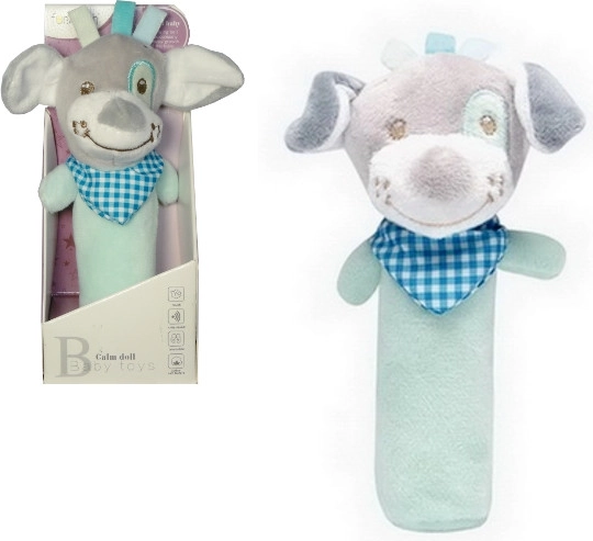 Perrito sensorial de peluche para bebés