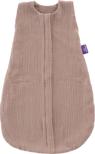 Saco de dormir de verano Träumeland Liebmich de muselina castaña 90