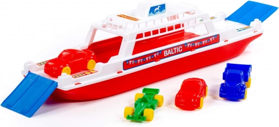 Ferry de plástico BALTIC con 4 mini coches