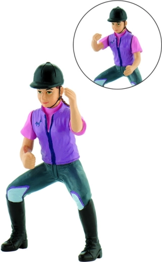 Figura de la jinete Julie de Bullyland