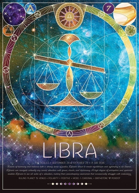 Puzle COBBLE HILL signo del zodiaco Libra 500 piezas