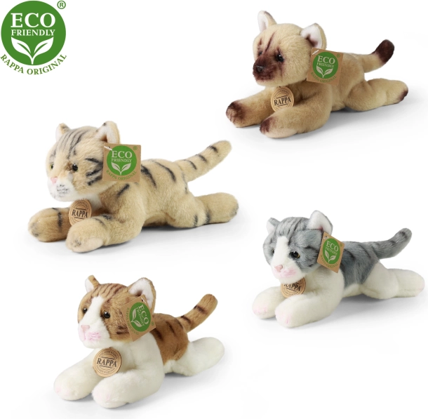 Gatito de peluche 18 cm ecológico