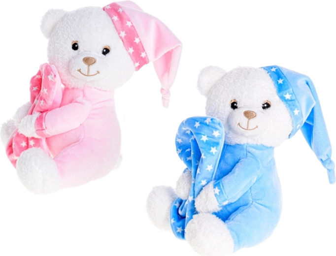 Osito de peluche con sonajero 20 cm