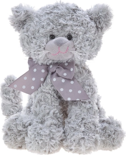 Gato de peluche Beatrice gris 25 cm