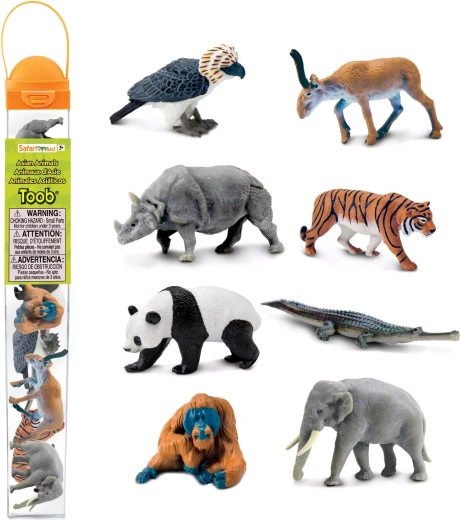 Safari Ltd. tubo con animales asiáticos
