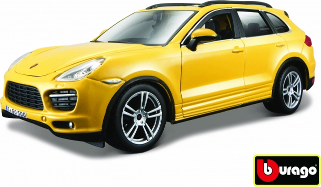 Bburago modelo de coche 1:24 Porsche Cayenne Turbo amarillo
