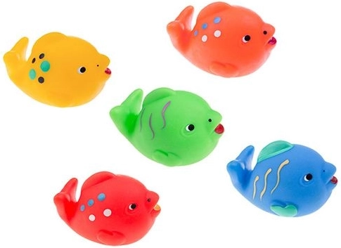 Tullo pececitos de goma para el baño (5 uds.)