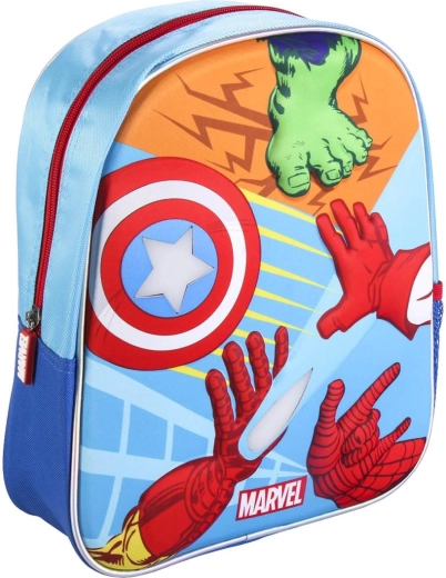 Mochila 3D Marvel Avengers con luz 31 cm - 1 pieza