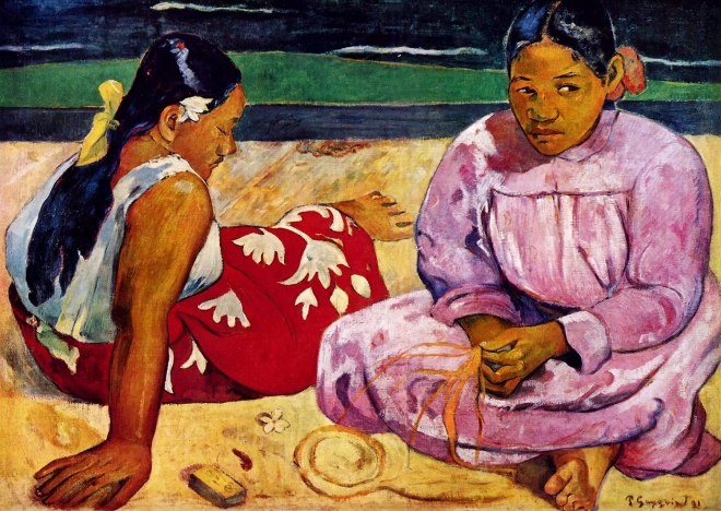 Puzzle Mujeres tahitianas de Paul Gauguin 1000 piezas