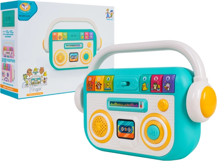 Radio infantil interactiva con luces y sonidos