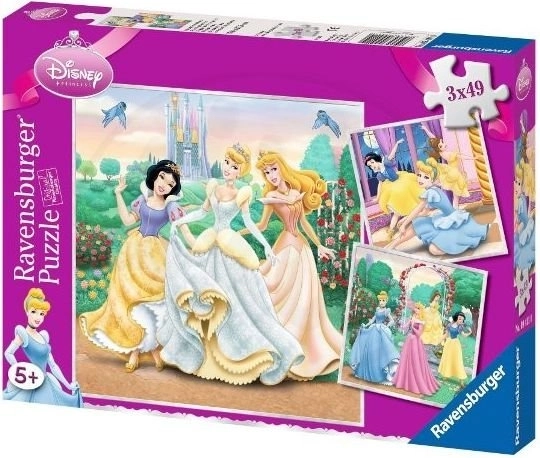 Ravensburger Puzzle Princesas Disney: Sueños 3x49 piezas